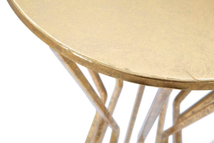 Porta Telefono Stick Glam Ø38x100 cm in Ferro Oro