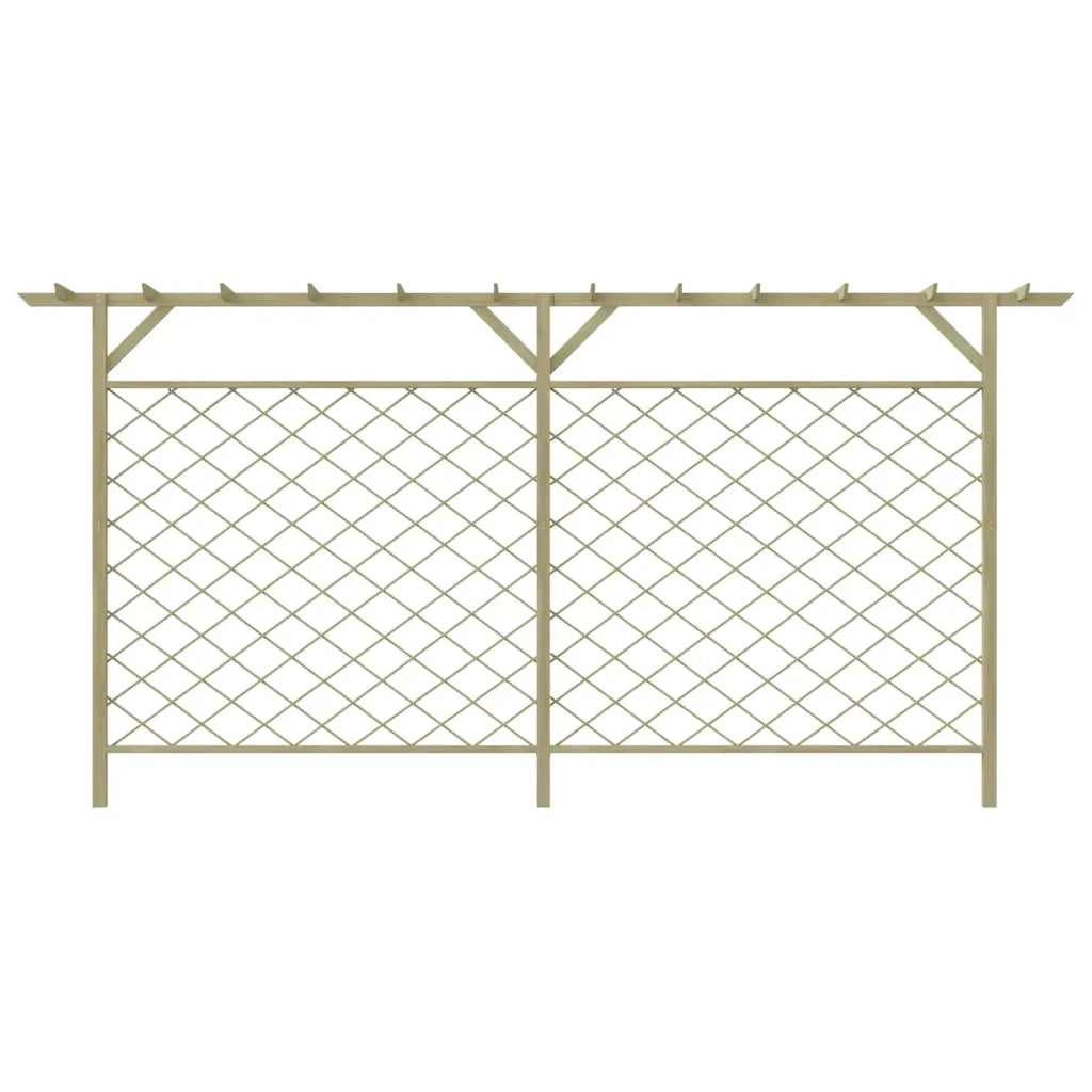 Recinzione di Lattice con Pergolato per Giardino in Legnocod mxl 96951