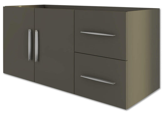 Mobile Bagno Sospeso 100 cm Lavabo e Specchio Tavassi Venere Grigio Talpa Opaco