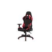 Sedia da gaming Mindy, Poltrona da gaming adulto, Sedia da scrivania, 57x72h124/134 cm, Nero e Rosso