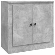 Credenza | Madia | Buffet da pranzo | Armadio da pranzo Grigio Cemento 70x35,5x67,5 cm in Legno Multistrato