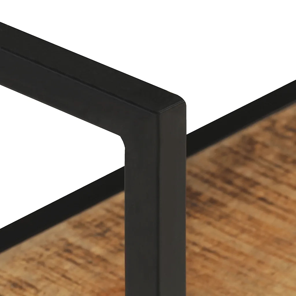 Scaffale a Muro 80x20x60 cm in Legno di Mango Grezzo 321072