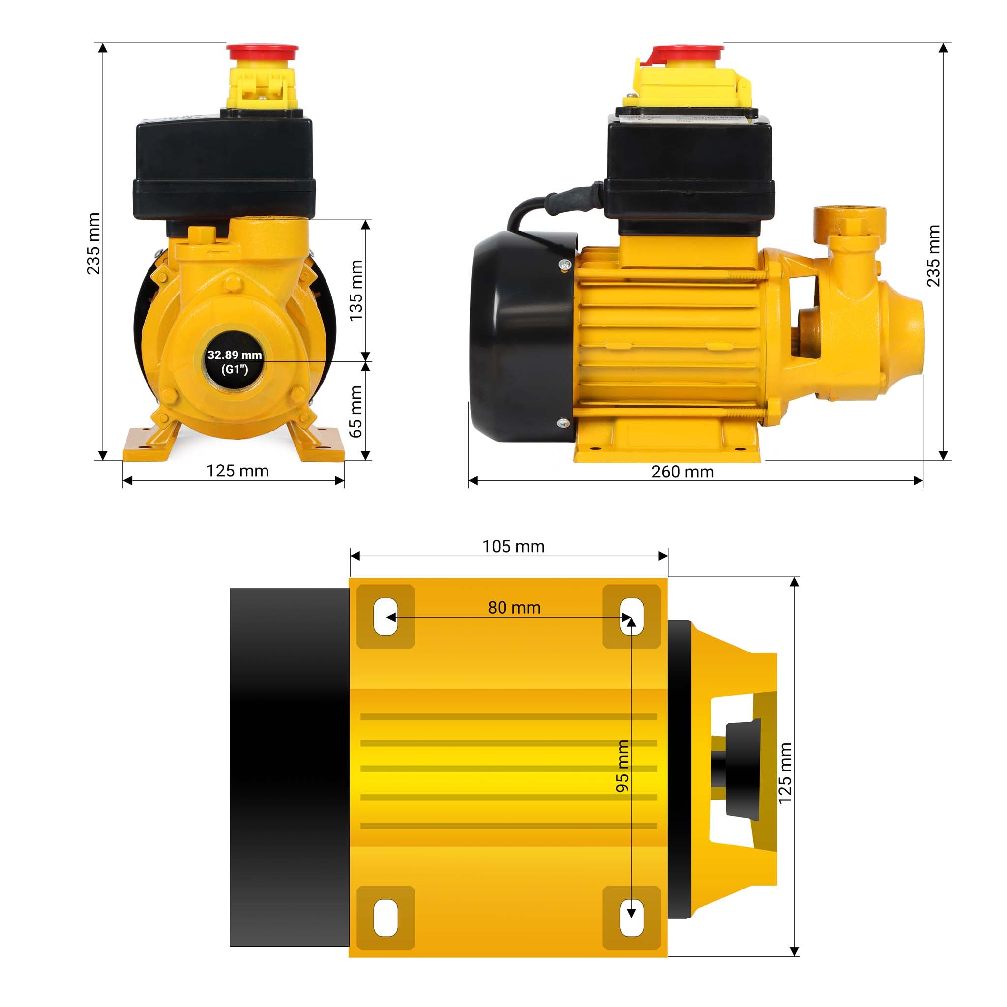 Pompa per diesel gasolio 2.400 l/h 230 V AC 550 W