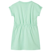 Abito da Bambina con Coulisse Verde Brillante 104 CFW1849799