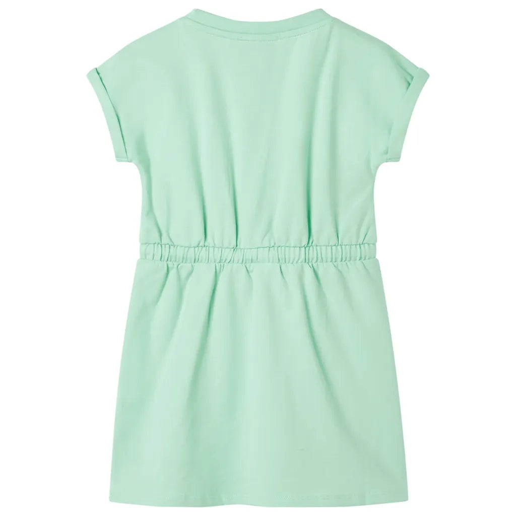 Abito da Bambina con Coulisse Verde Brillante 104 CFW1849799
