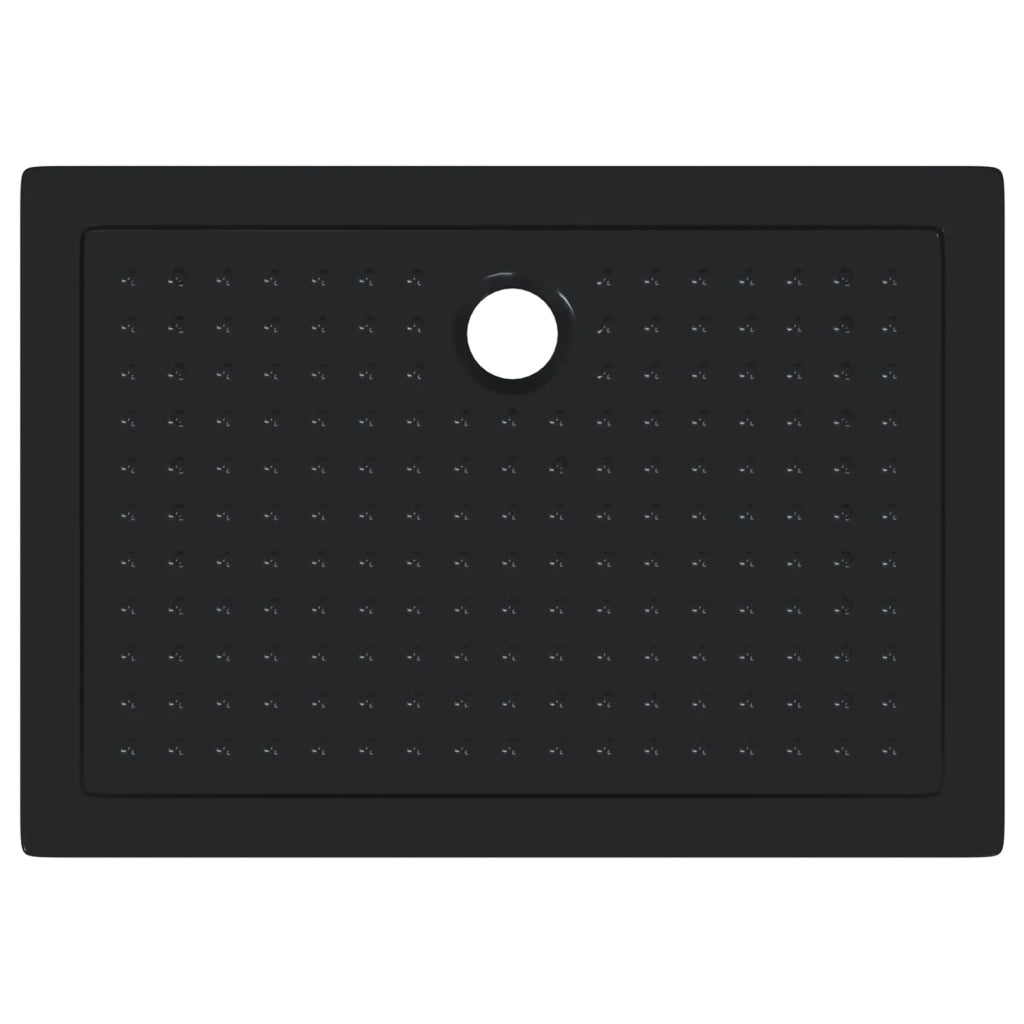Vassoio base doccia con punti 100 x 70 x 4 cm ABS Nero 42033514