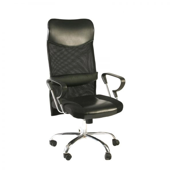 Archimede W1008, Poltrona Presidenziale, Nero, 61 x 56 x 121 cm