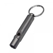 Flauto di Emergenza in Titanio - Sicurezza Esterna - 120db - 10g - Colore Grigio