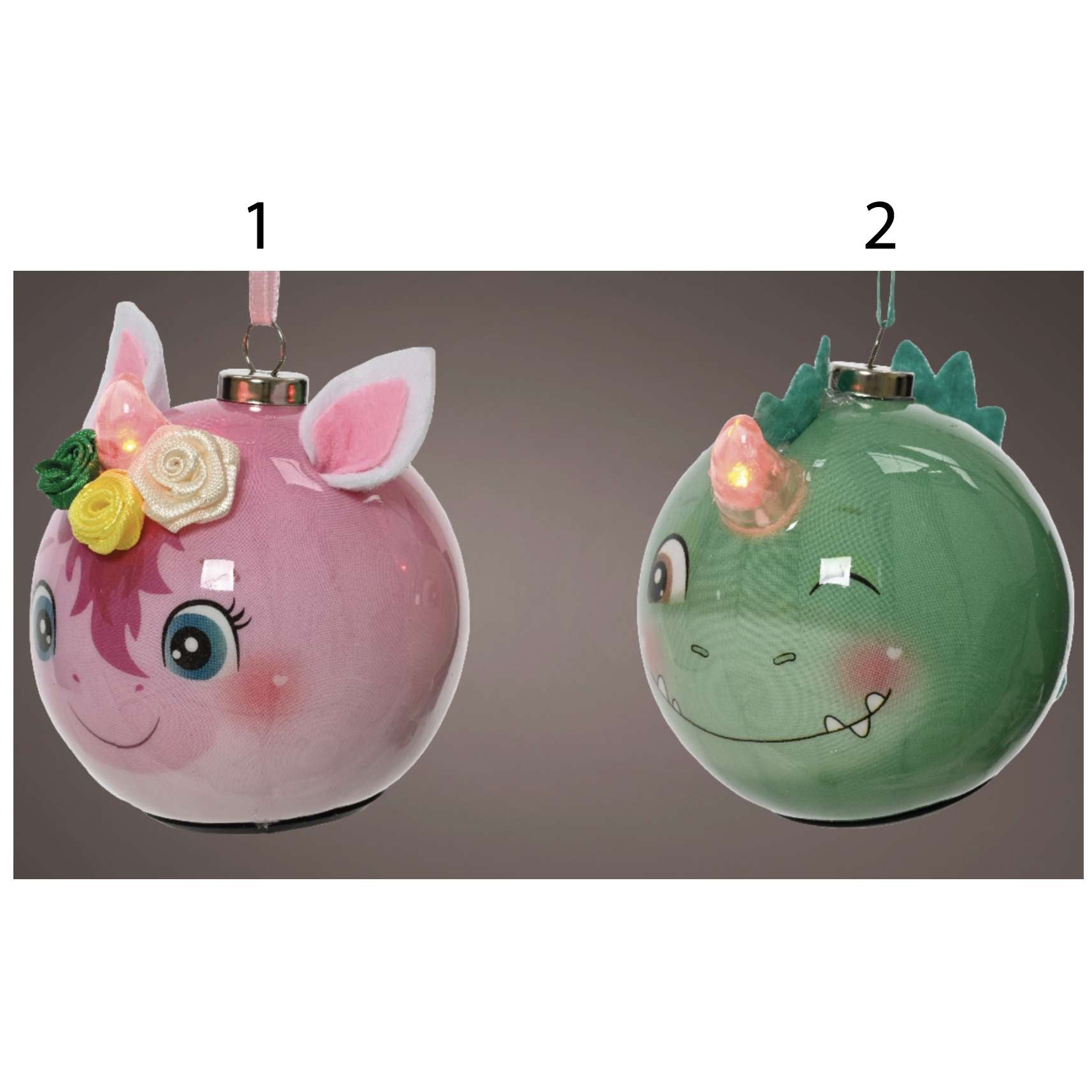 PALLINA LED UNICORNO-DINO 2