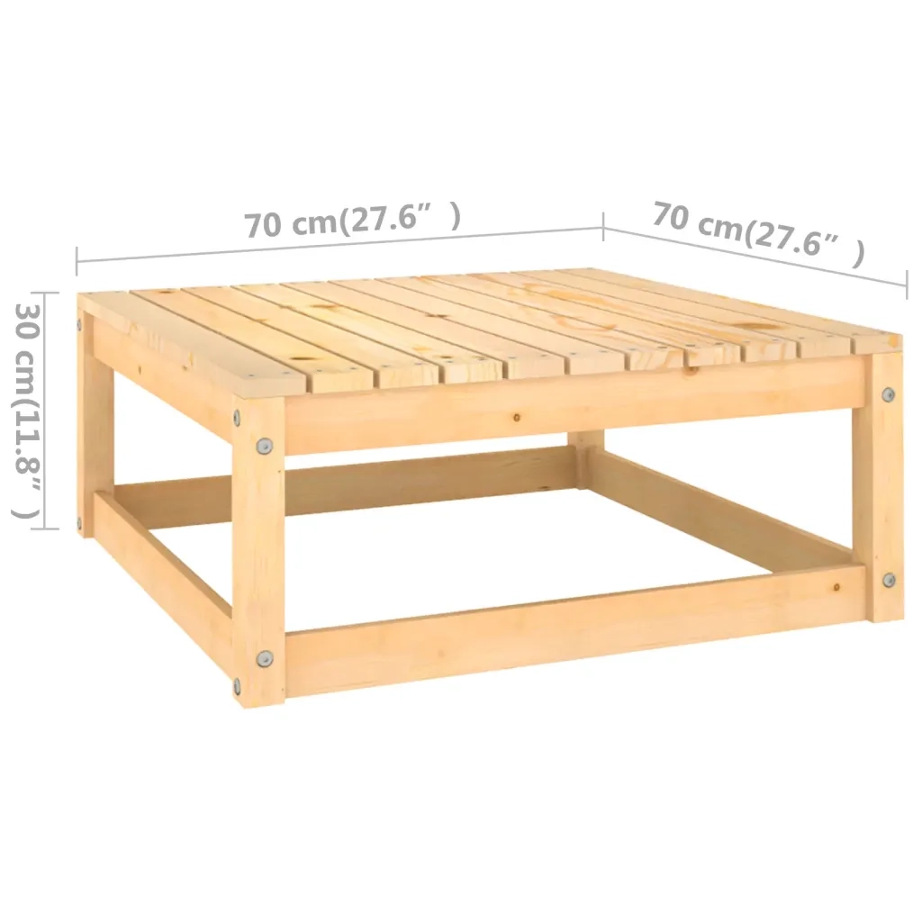 Set Divani da Giardino 4 pz con Cuscini Legno Massello di Pino 3083742