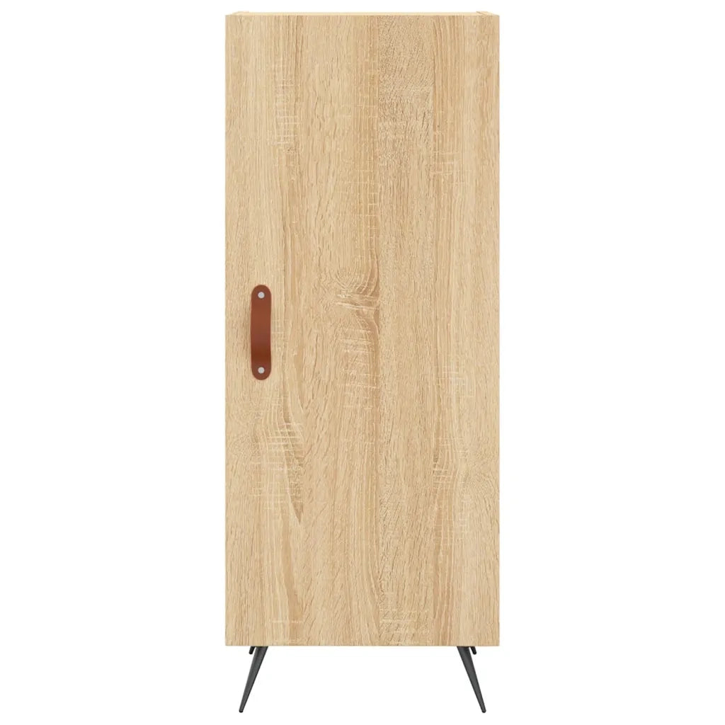 Credenza-Buffet-Armadio da cucina Rovere Sonoma 34,5x34x180 cm in Legno Multistrato 519151