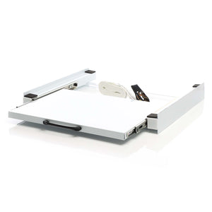 Kit sovrapposizione lavatrice asciugatrice max 150 kg con ripiano estraibile