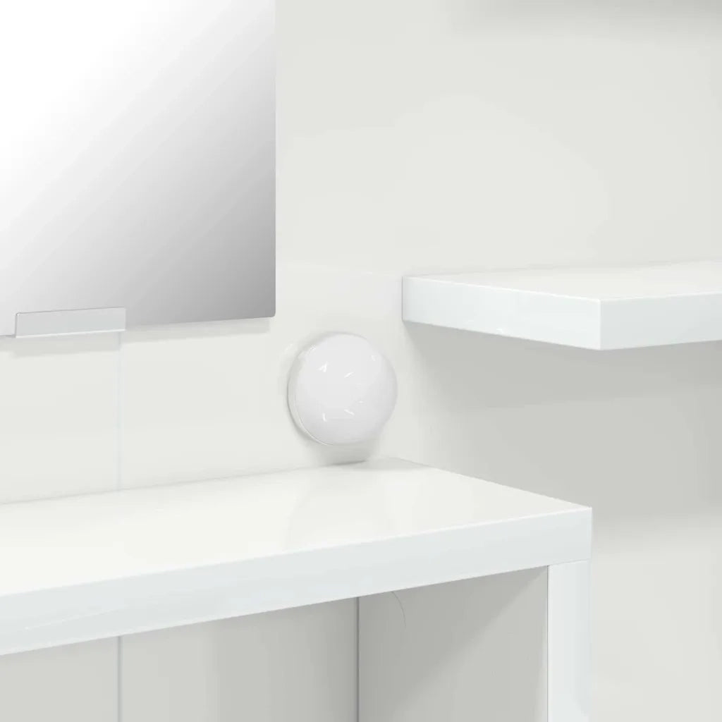 Tavoli da Trucco per Camera da Letto con cassetto Bianco Lucido 888991