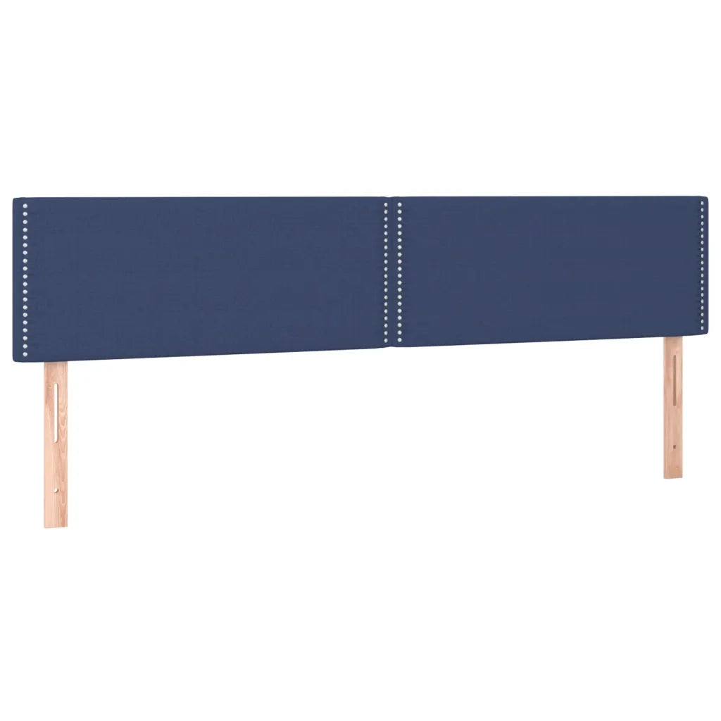 Letto a Molle con Materasso e LED Blu 180x200 cm in Tessuto 3133659