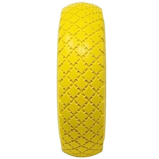 RUOTA IN POLIURETANO PER CARRELLI CON DISCO IN ACCIAIO IDEAL STAR 260x85 mm - portata 120 kg - IDEAL STAR