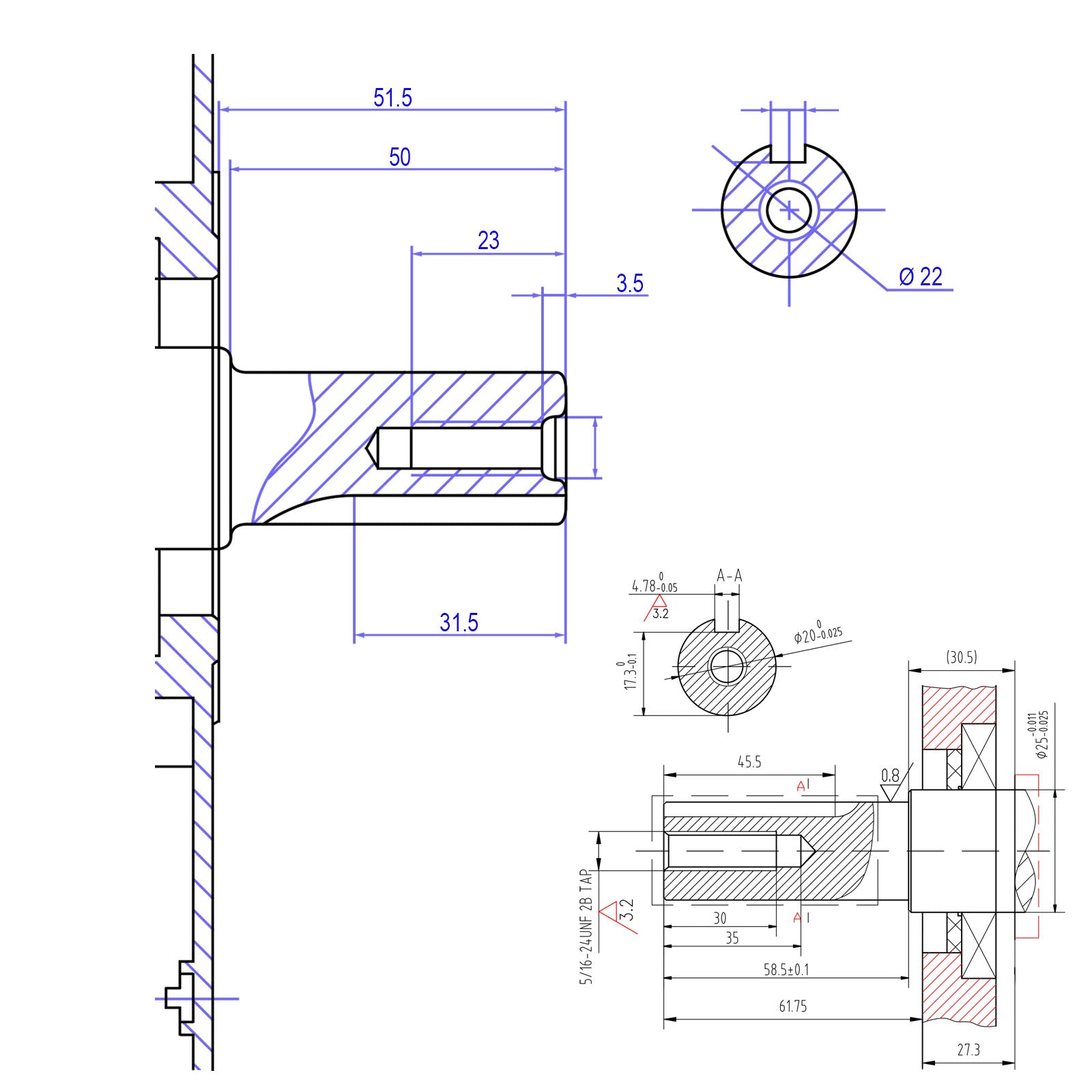 LIFAN KP230-RE Motore a benzina 22mm 6,5 CV 1 cilindro avviamento elettrico per macchine edili