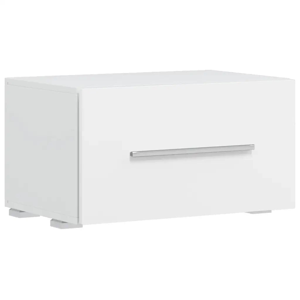 Unità TV 5 pz con Illuminazione a LED Bianco Opaco Truciolato 3324229