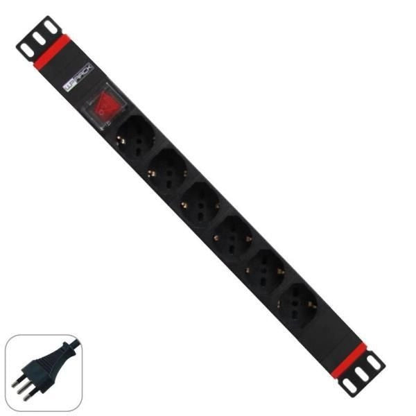 Multipresa 1u 6 prese universali - WPN-PDU-I01-06