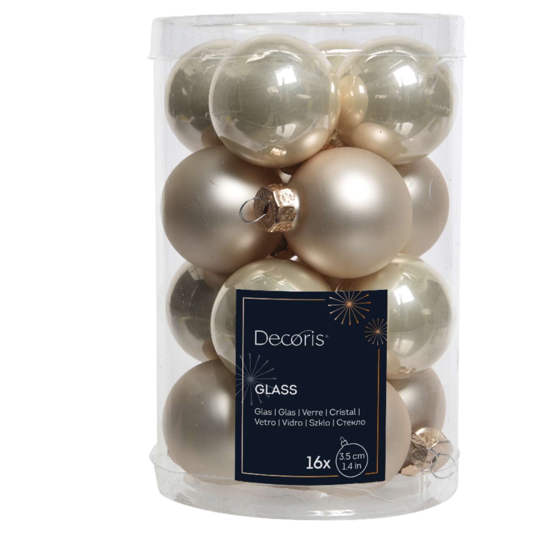 CONFEZIONE 16 PALLINE PERLA