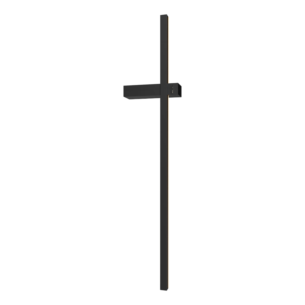 Applique LED VISION minimal stick nera 60cm 3000K 8W