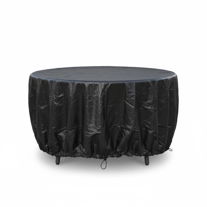 Copertura per tavolo rotondo + sedie TITANIUMÂ® Nero - 120 x 120 x 85 cm