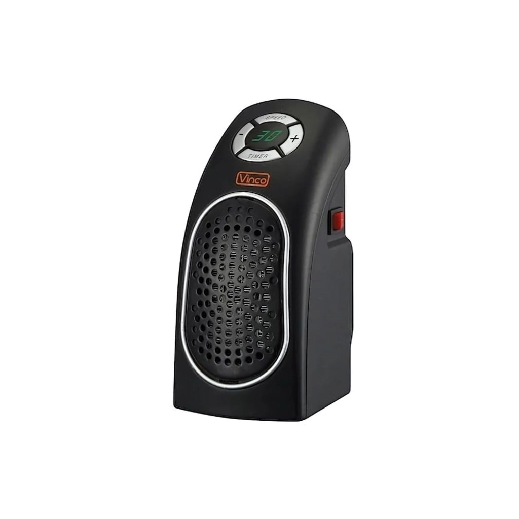 Vinco Mini Stufa Ceramica per presa a Muro Schuko 400W 70159