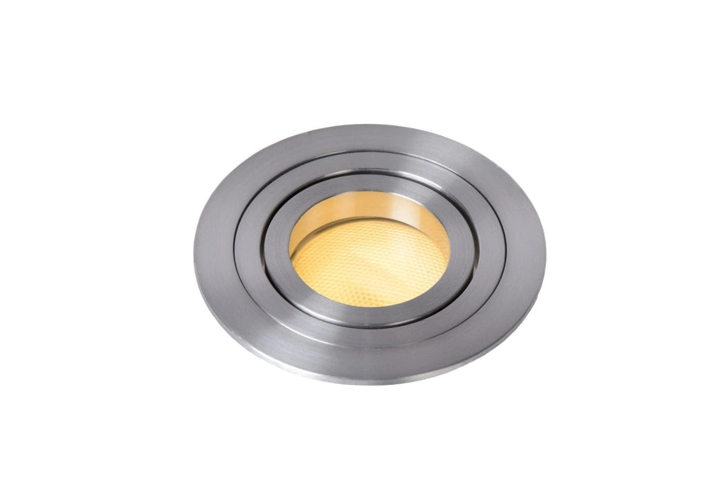 Faretto da incasso Lucide Tube GU10 orientabile argento