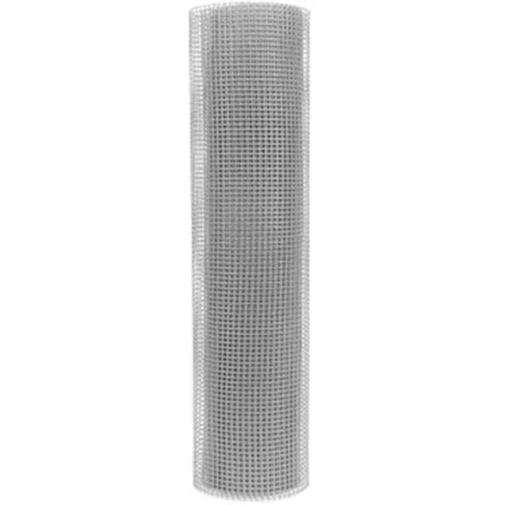 Trade Shop - Rete Di Plastica Protettiva 1 X 5 Mt Grigio Per Cancelli Recinzioni Balconi 206614 -