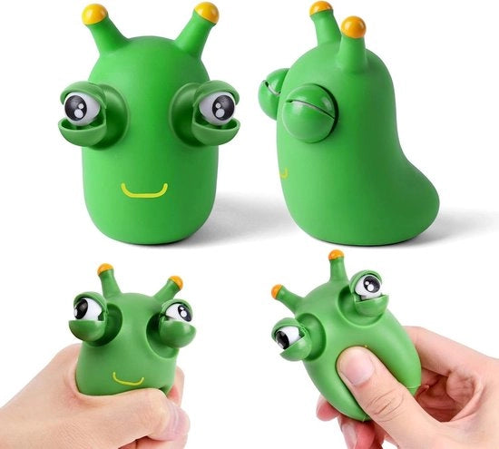 Stressbal per adulti con occhi gonfi - Insetti divertenti knijpspeelgoed stressbal (2 pezzi)