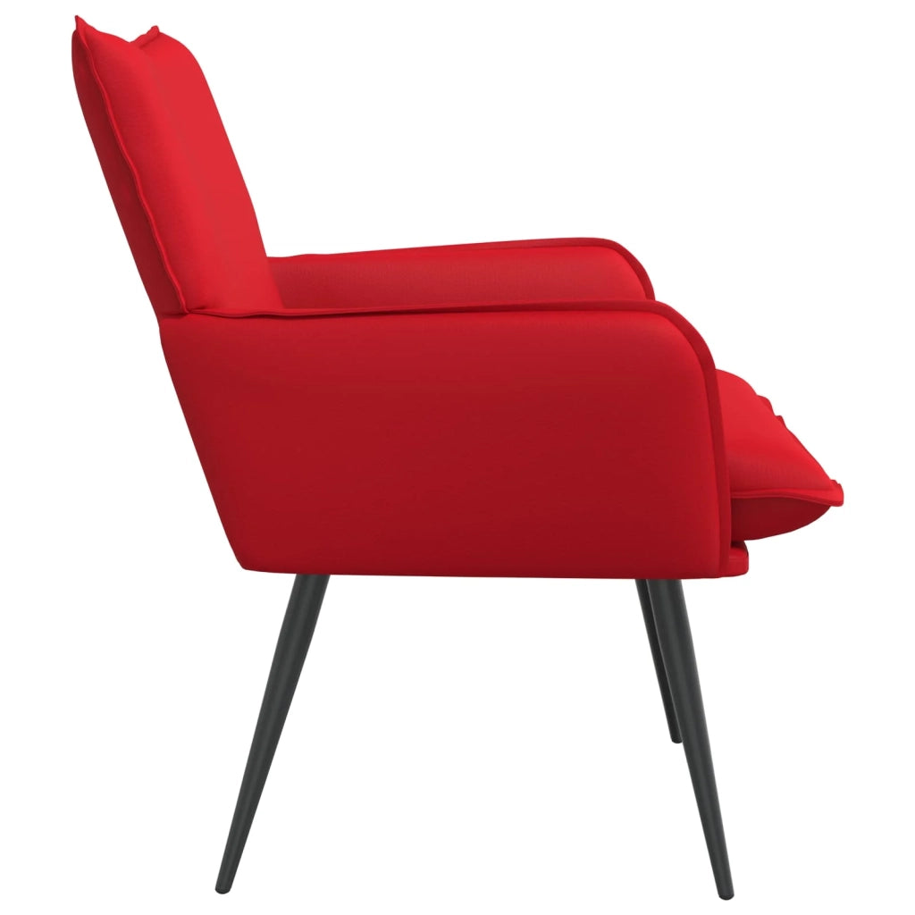 Poltrona Rosso Similpelle 42047740