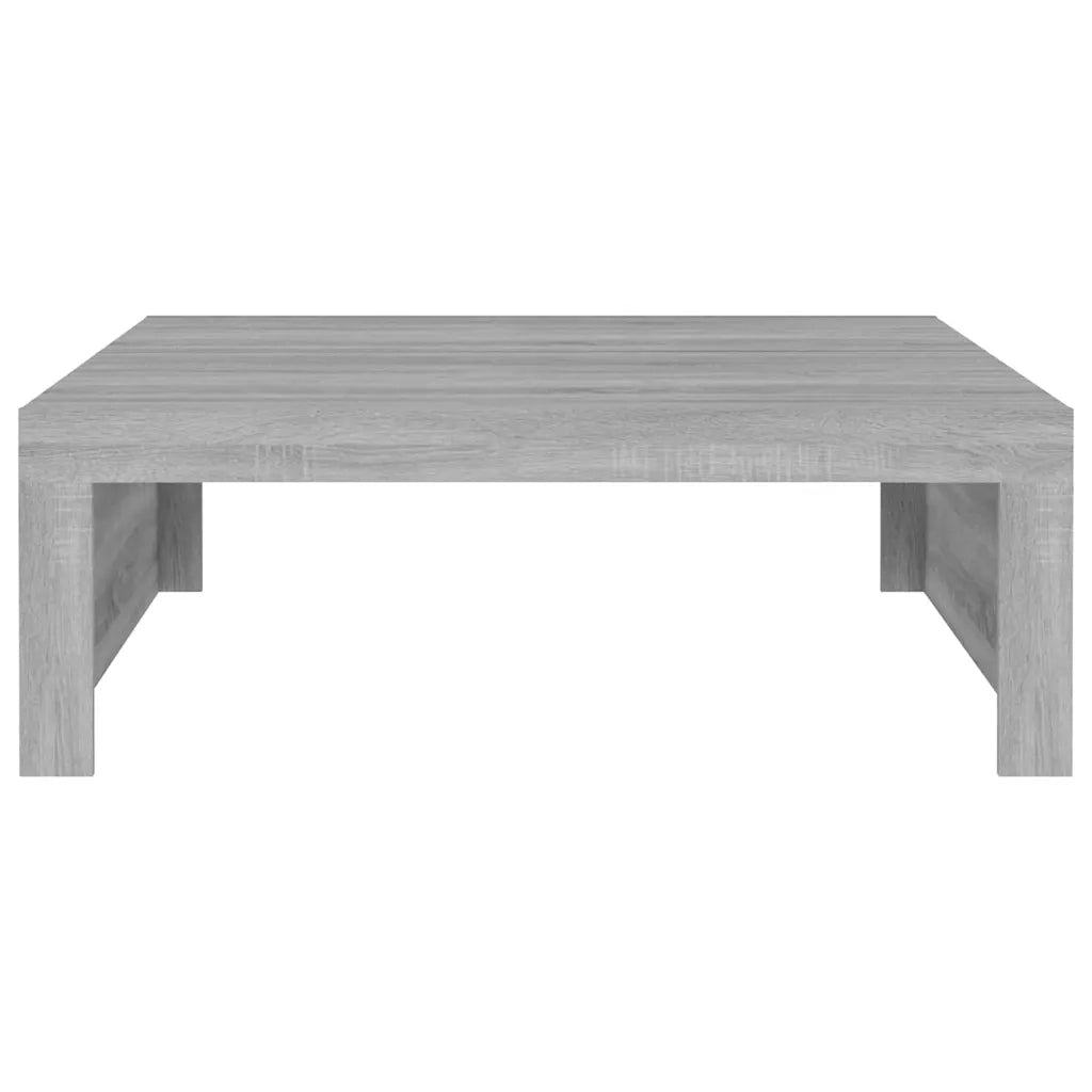 Tavolino Salotto Grigio Sonoma 100x100x35 cm Legno Multistrato cod mxl 27361