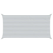 Vela Parasole | Telo Ombra | Vela da ombra solare Grigio chiaro e bianco 5 x 2,5 m
