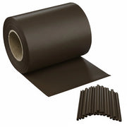 Striscia Banda Frangivista Fasce PVC Rotolo Schermo Privacy Recinzione Balcone Cancello - Marrone