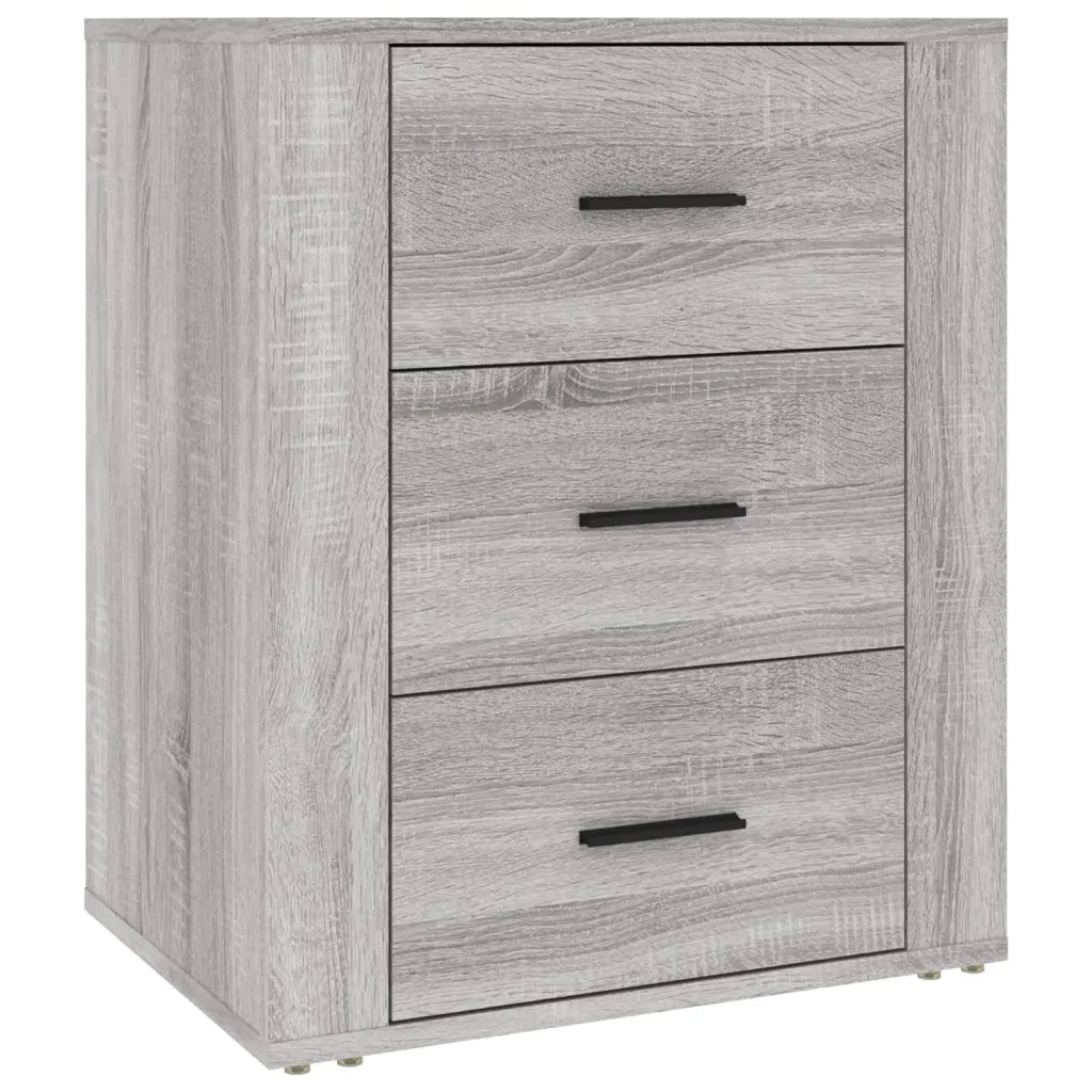 Comodino Grigio Sonoma 50x36x60 cm in Legno Multistrato 816718