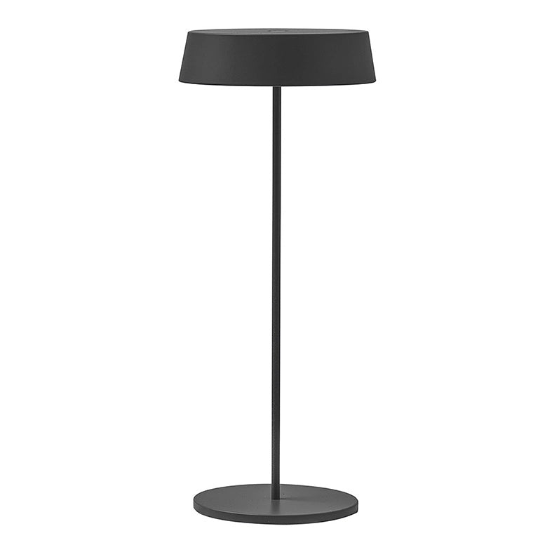 Inemuri Lampada da Tavolo Portatile Antracite LED 2,2W 2700K IP54, Ricaricabile USB, Dimmer Touch Integrato - Rossini Illuminazione