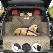 Tappetino per cane sedile posteriore - Tappetino impermeabile antiscivolo per cani - Protezione bagagliaio per cani - Cuscino e tappetino per cani - Beige