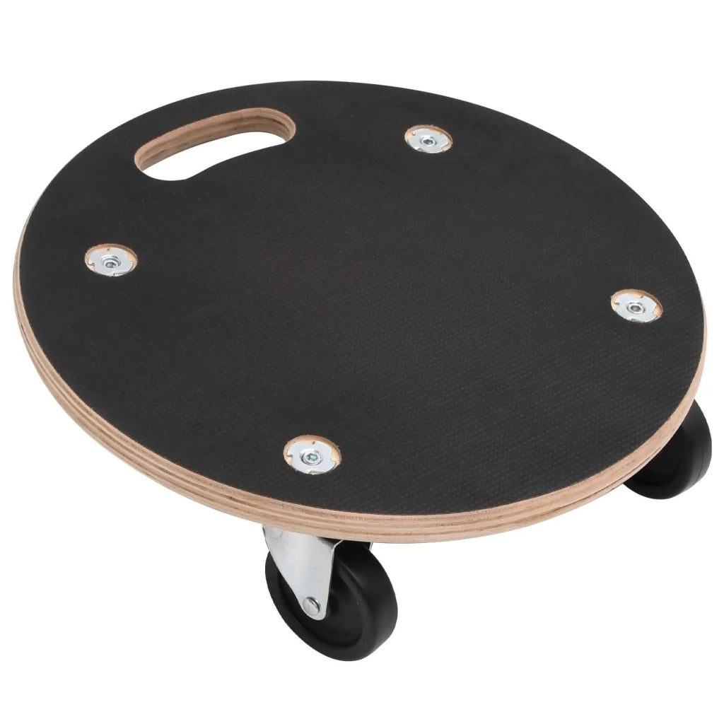 Carrello di Trasporto 6 pcs Grigio Legno compensato