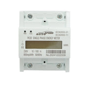 Contatore, contatore digitale intelligente monofase 230 VAC, 100 A, guida DIN 4 moduli MF0028-02806
