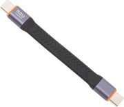 Cavo USB C a USB C - 40 Gbps Cavo dati per laptop - Tipo C maschio-maschio - Cavo FPC flessibile.