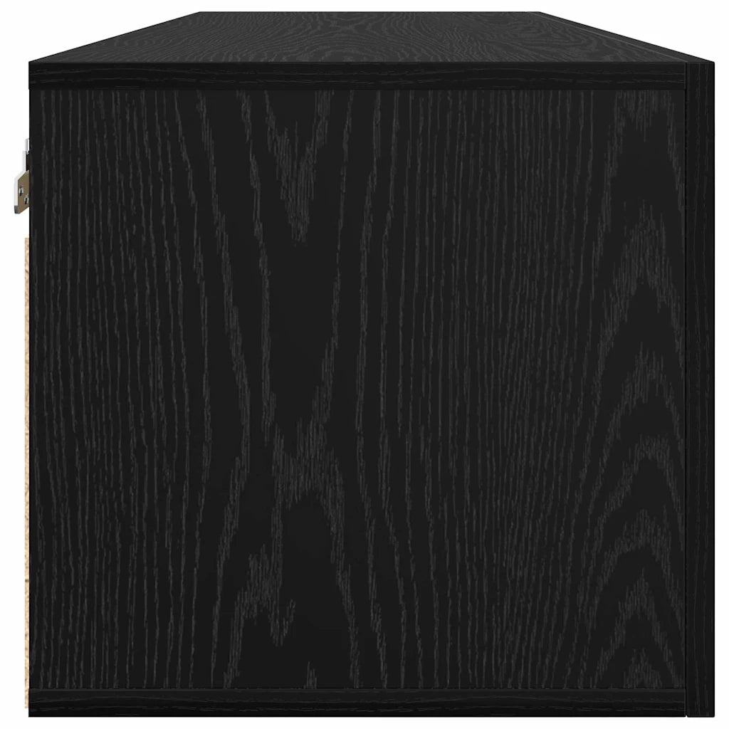 Armadietto a muro Rovere nero 80 x 36.5 x 35 cm 879560