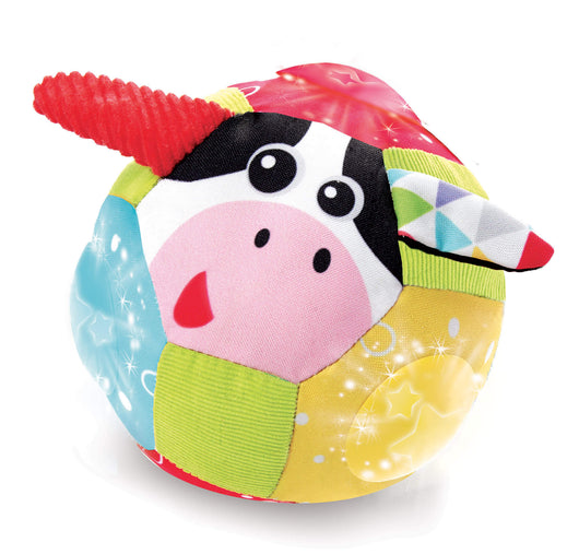 Palla Peluche Morbida a Batteria con Luci e Suoni Yookidoo 40146