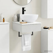 Lavabo da Parete Bianco Lucido 40 x 41 x 40,5 cm