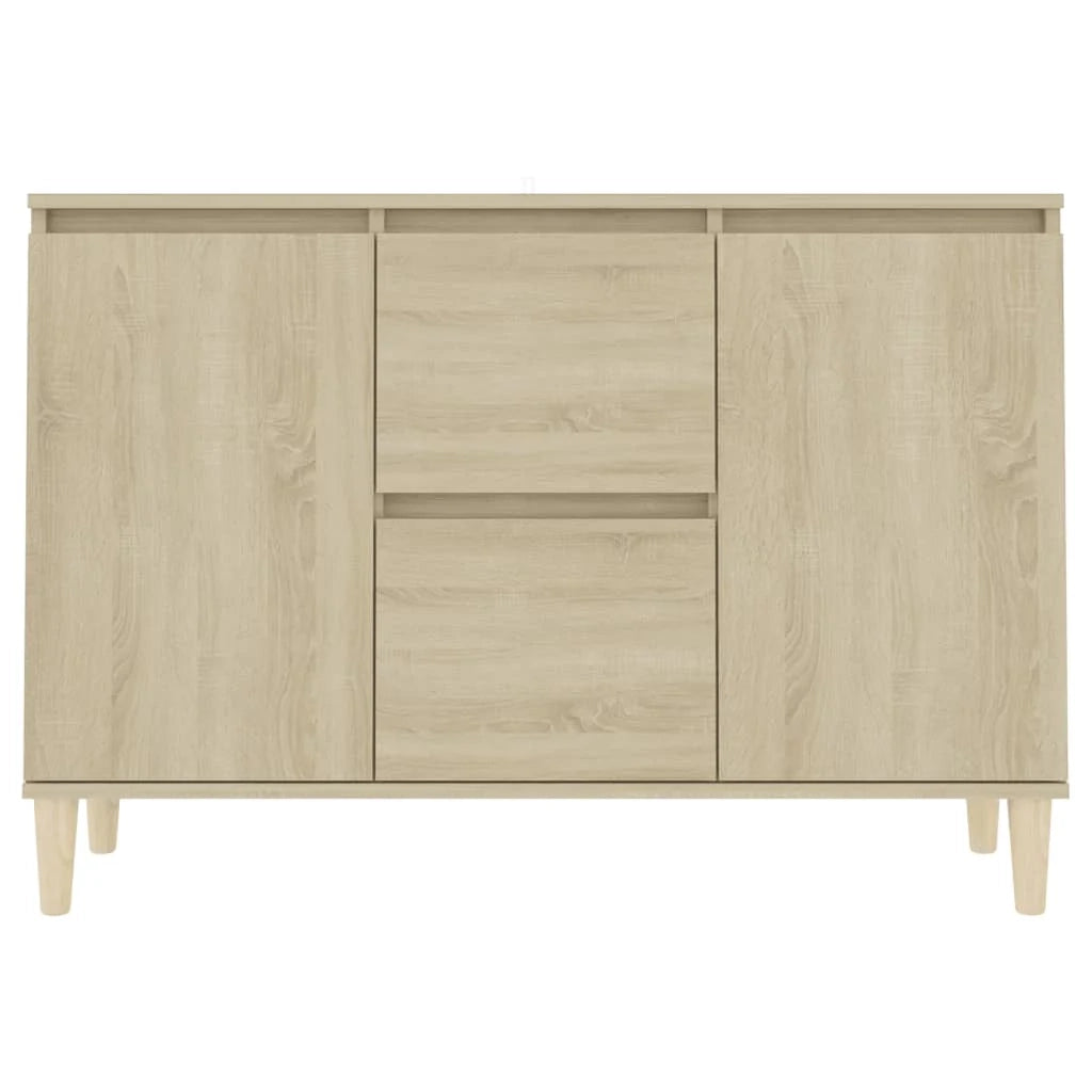 Buffet credenza cassettiera armadio mobile contenitore organizer cucina soggiorno rovere Sonoma 101 x 35 x 70 cm legno ingegnerizzato marrone 02_0031476