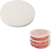 100 pezzi di carta per hamburger rotonde - rivestimento antiaderente - carta da forno impermeabile per burger - 11 cm