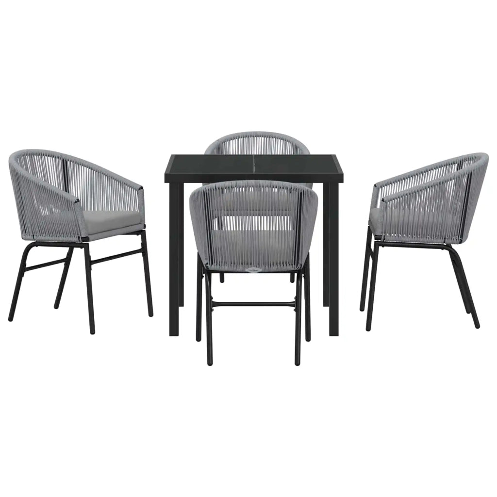 Set da Pranzo per Giardino 5 pcs Antracite 3379360