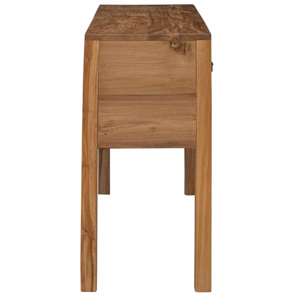 Credenza Naturale 110 x 35 x 75,5 cm Legno di teak solido 42024261