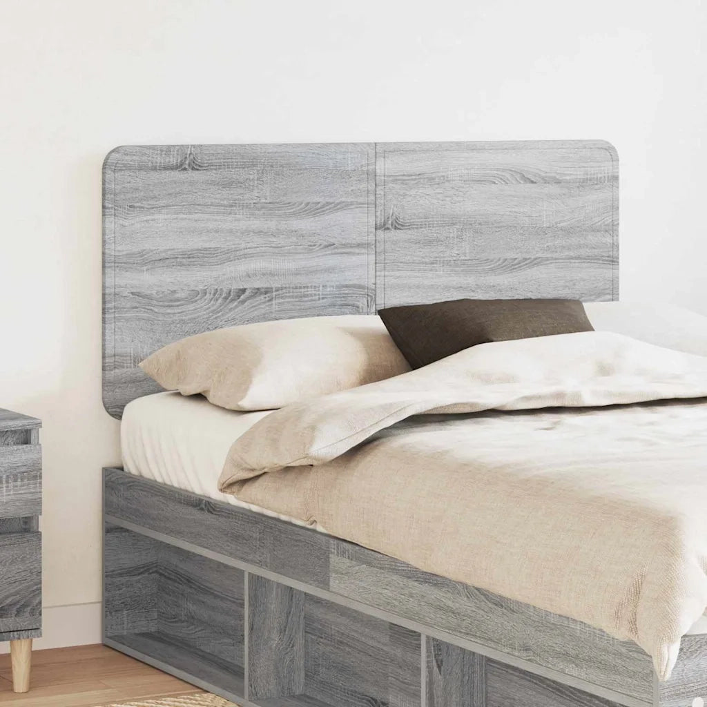 Testiera-Testata-Testiera Decorativa Grigio Sonoma 120 cm Legno multistrato 976301
