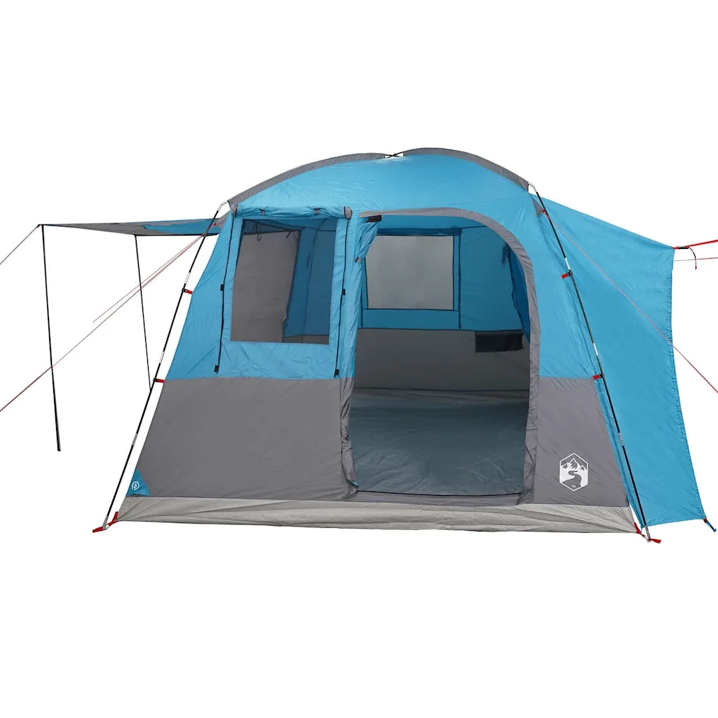 Tenda da Campeggio da Auto per 4 Persone-Tenda per Famiglie Blu Impermeabile 349290