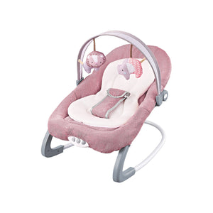 Sdraietta Dondolo con Musica per Bambini 60x68x42 cm  in Acciaio e Poliestere Baby Soft
