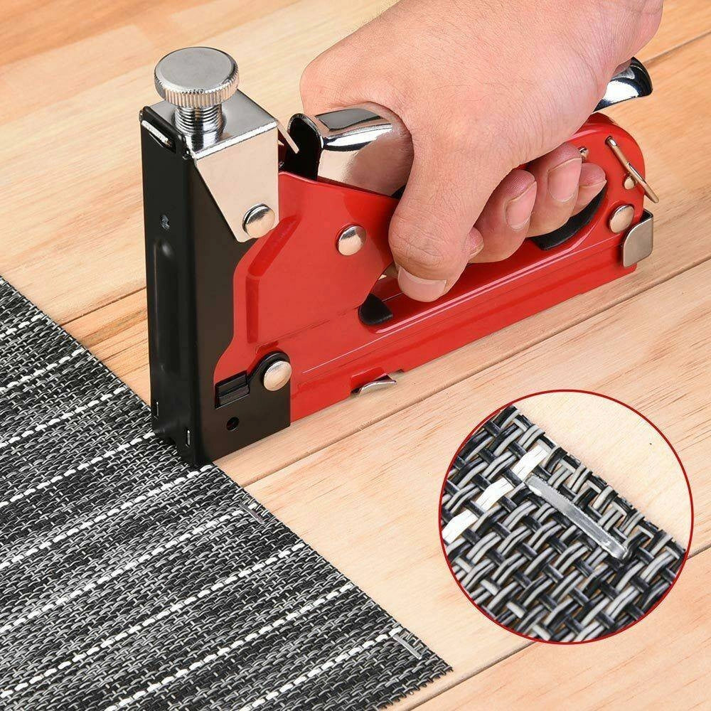 Trade Shop - Graffettatrice Chiodatrice Manuale Sparapunti Sparachiodi Spillatrice Acciaio -